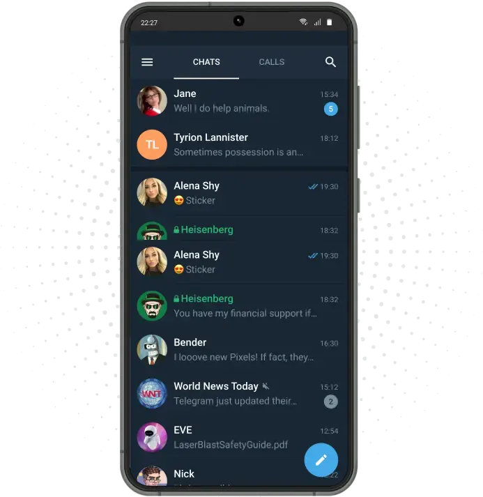 Telegram Mod APK Channels & their features for Android and iOS 5 Fast And Smooth Communication 1