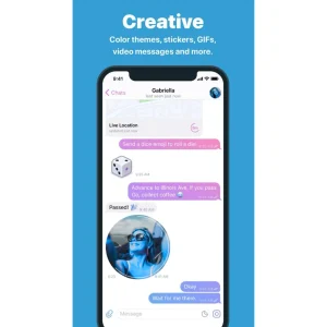 Telegram App Mod APK 12.3.1 (Premium Unlocked) 4 Creative features in telegram Mod APK