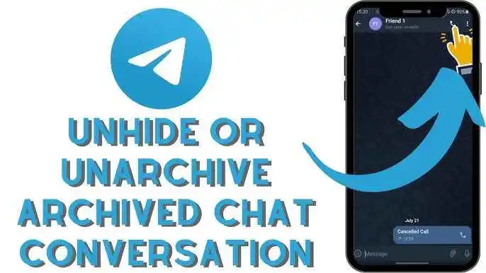 Telegram mod APK archive, unarchive chats